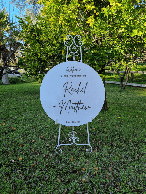 Acrylic event signs baby shower